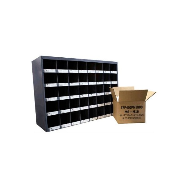 Hex Head Cap Screw Assortment, Steel, Zinc Plated Finish